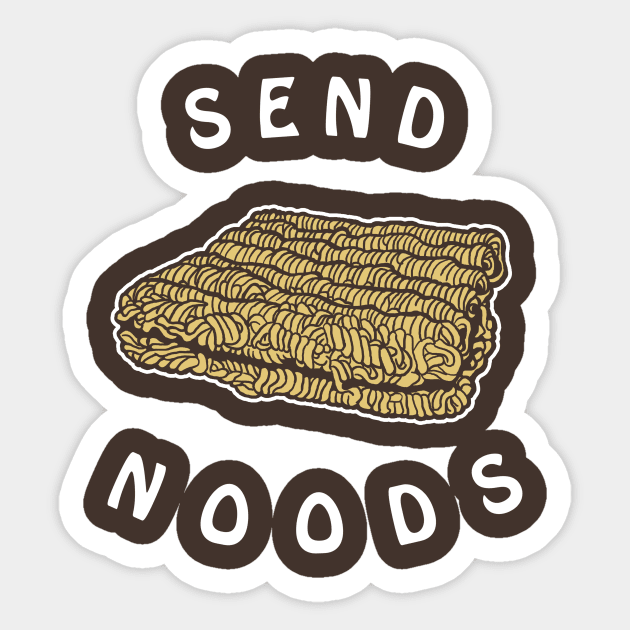 Send Noods Sticker by dumbshirts